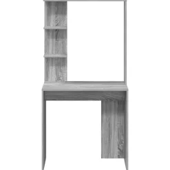 vidaXL Mobiliario De Oficina-Escritorio con estante 78,5 x 37 x 154,5 cm