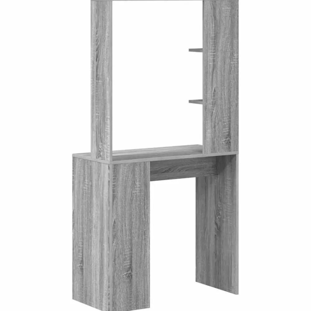 vidaXL Mobiliario De Oficina-Escritorio con estante 78,5 x 37 x 154,5 cm
