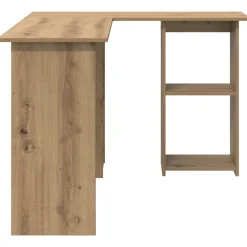 vidaXL Mobiliario De Oficina-Escritorio con estante Roble artesanal 142 x 102 x 73 cm
