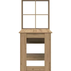 vidaXL Mobiliario De Oficina-Escritorio con estante Roble artesanal 122 x 67 x 145 cm