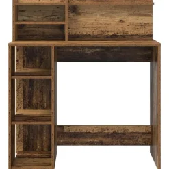 vidaXL Mobiliario De Oficina-Escritorio con estante 90 x 48 x 101,5 cm