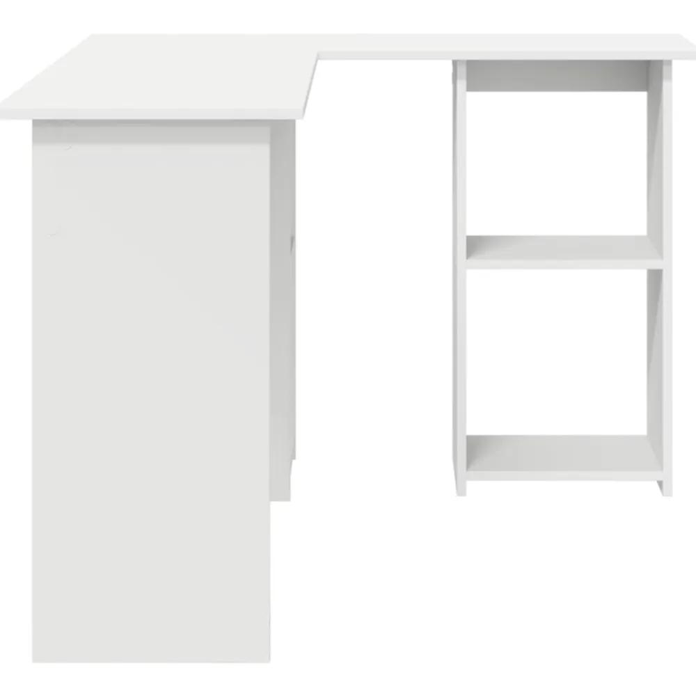 vidaXL Mobiliario De Oficina-Escritorio con estante 142 x 102 x 73 cm Madera de ingeniería