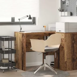 vidaXL Mobiliario De Oficina-Escritorio con estante 102 x 50 x 75 cm