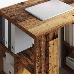 vidaXL Mobiliario De Oficina-Escritorio con estante 90 x 50 x 75 cm