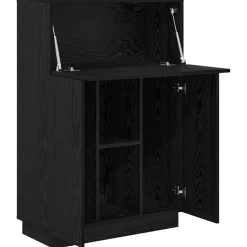 vidaXL Mobiliario De Oficina-Escritorio con estante 71.5 x 31.5 x 106.5 cm