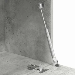 vidaXL Escritorio con estante Gris Concreto 71.5 x 31.5 x 106.5 cm Gris hormigón New