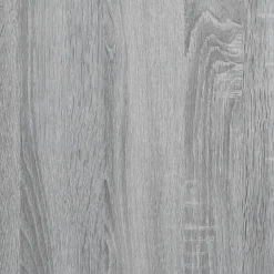 vidaXL Escritorio con LED madera ingeniería 130x130x91cm Gris sonoma New