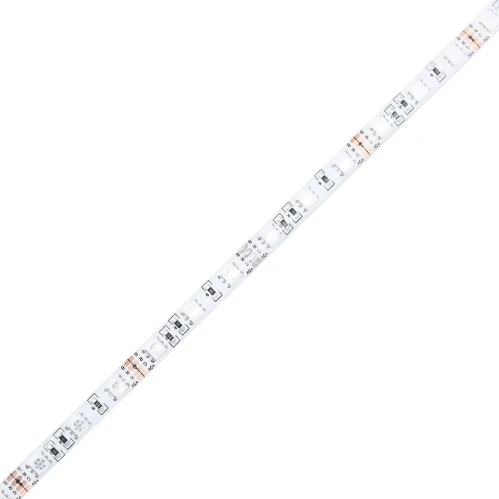 vidaXL Escritorio con LED madera ingeniería envejecida 130x130x91 cm Madera antigua