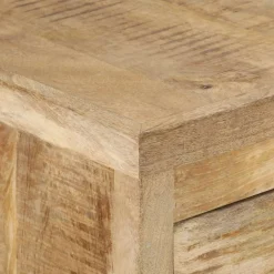 vidaXL Escritorio con pedestal madera maciza de mango 140x50x77 cm Discount