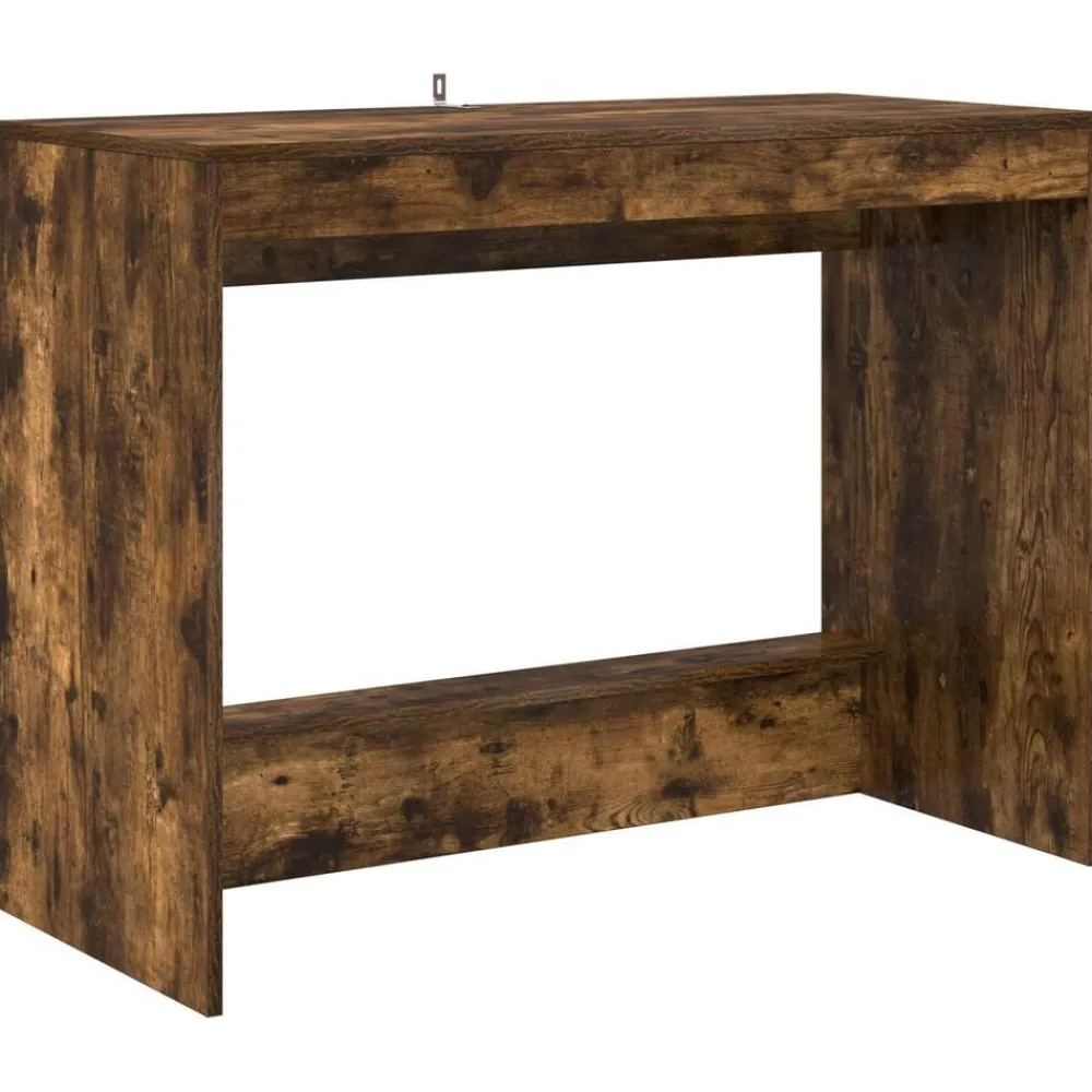 vidaXL Escritorio de Cama 100 x 45 x 75 cm Roble ahumado Best