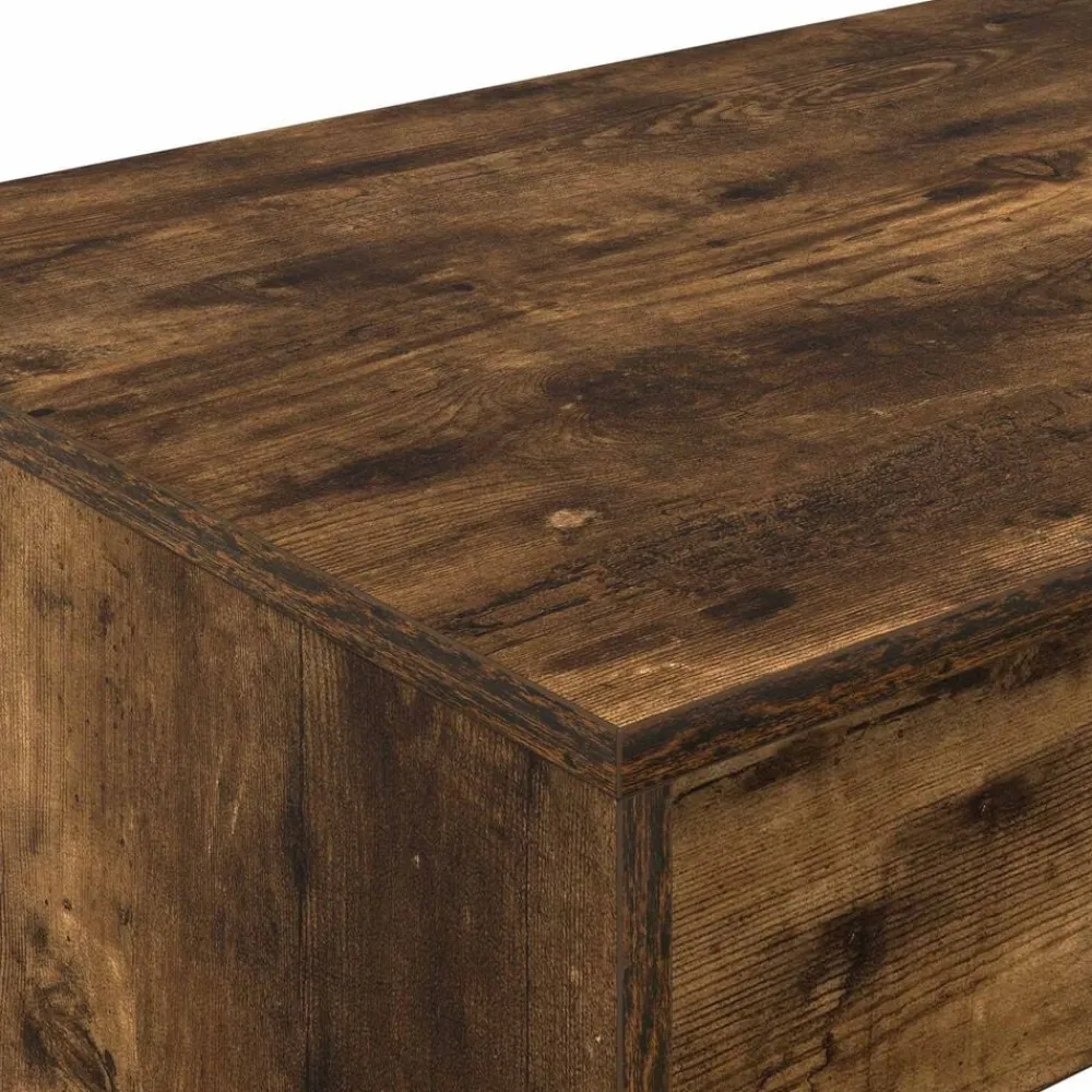 vidaXL Escritorio de Cama 100 x 45 x 75 cm Roble ahumado Best