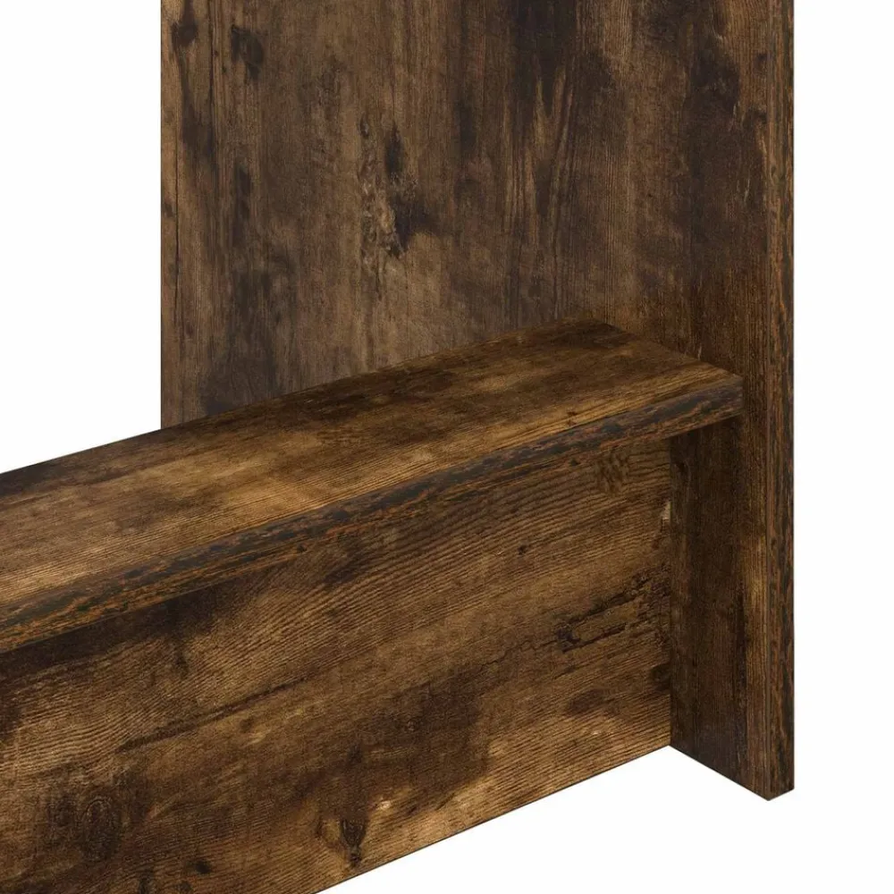 vidaXL Escritorio de Cama 100 x 45 x 75 cm Roble ahumado Best