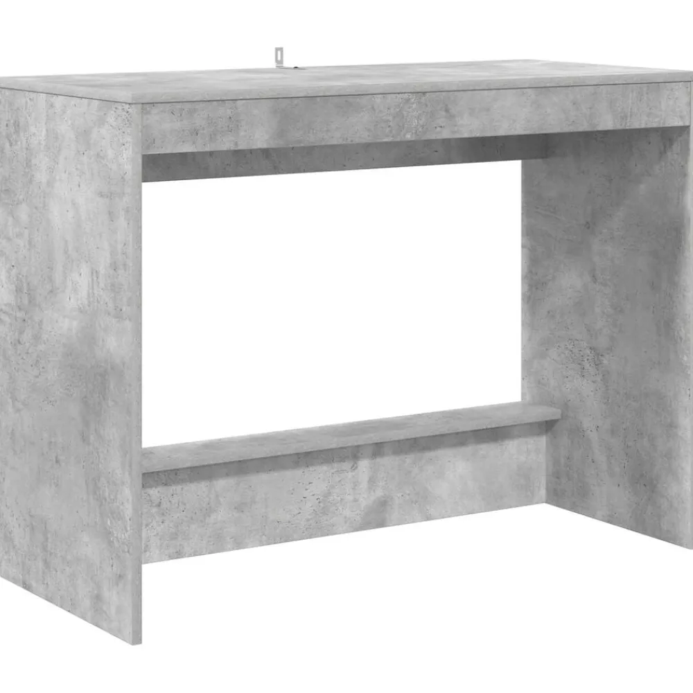 vidaXL Escritorio de Cama Gris Concreto 100 x 45 x 75 cm Gris hormigón Online