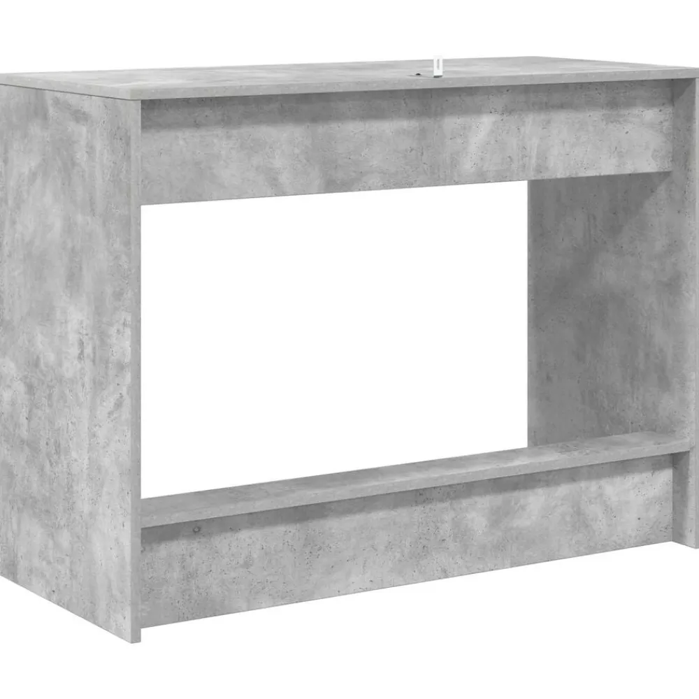 vidaXL Escritorio de Cama Gris Concreto 100 x 45 x 75 cm Gris hormigón Online