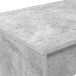 vidaXL Escritorio de Cama Gris Concreto 100 x 45 x 75 cm Gris hormigón Online