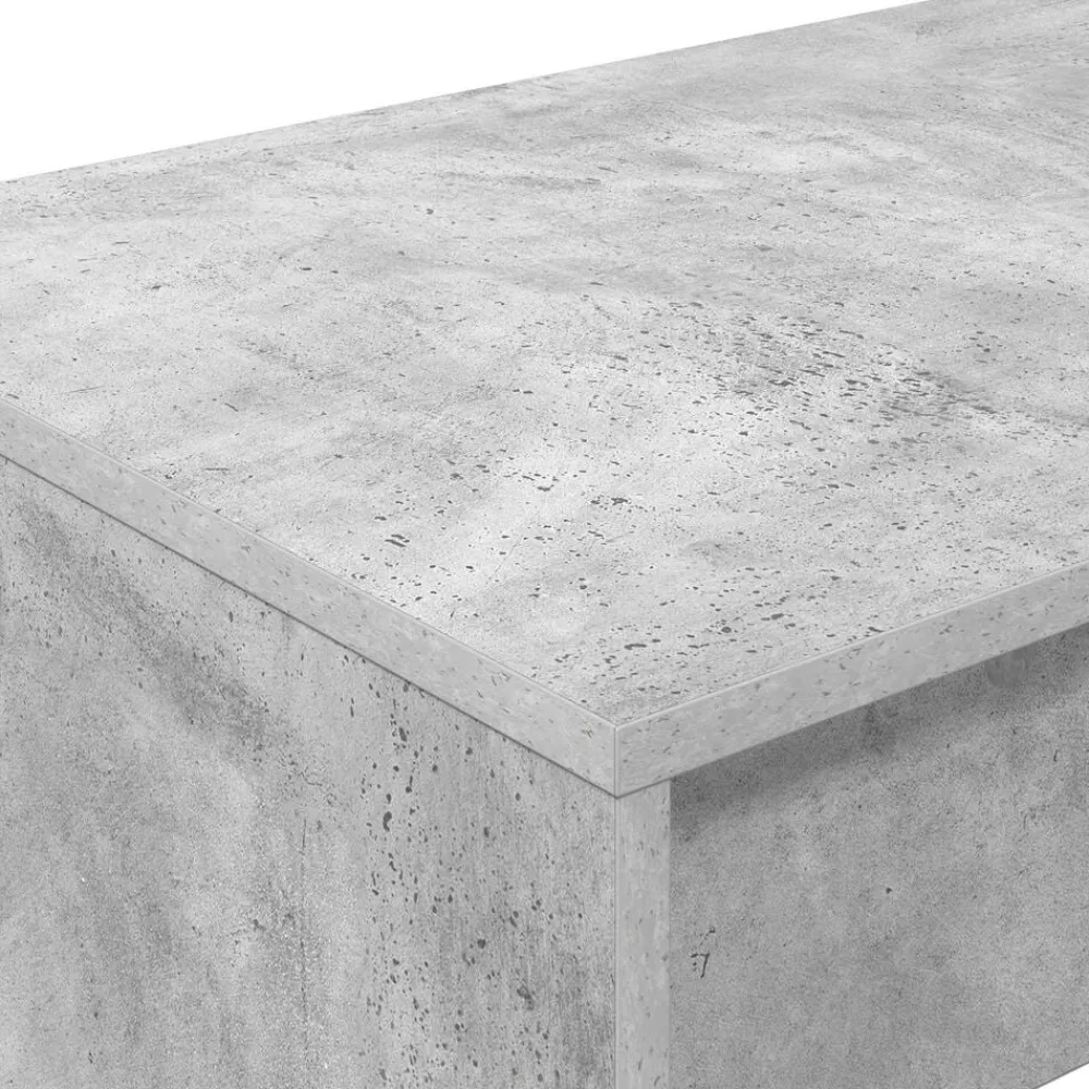 vidaXL Escritorio de Cama Gris Concreto 100 x 45 x 75 cm Gris hormigón Online