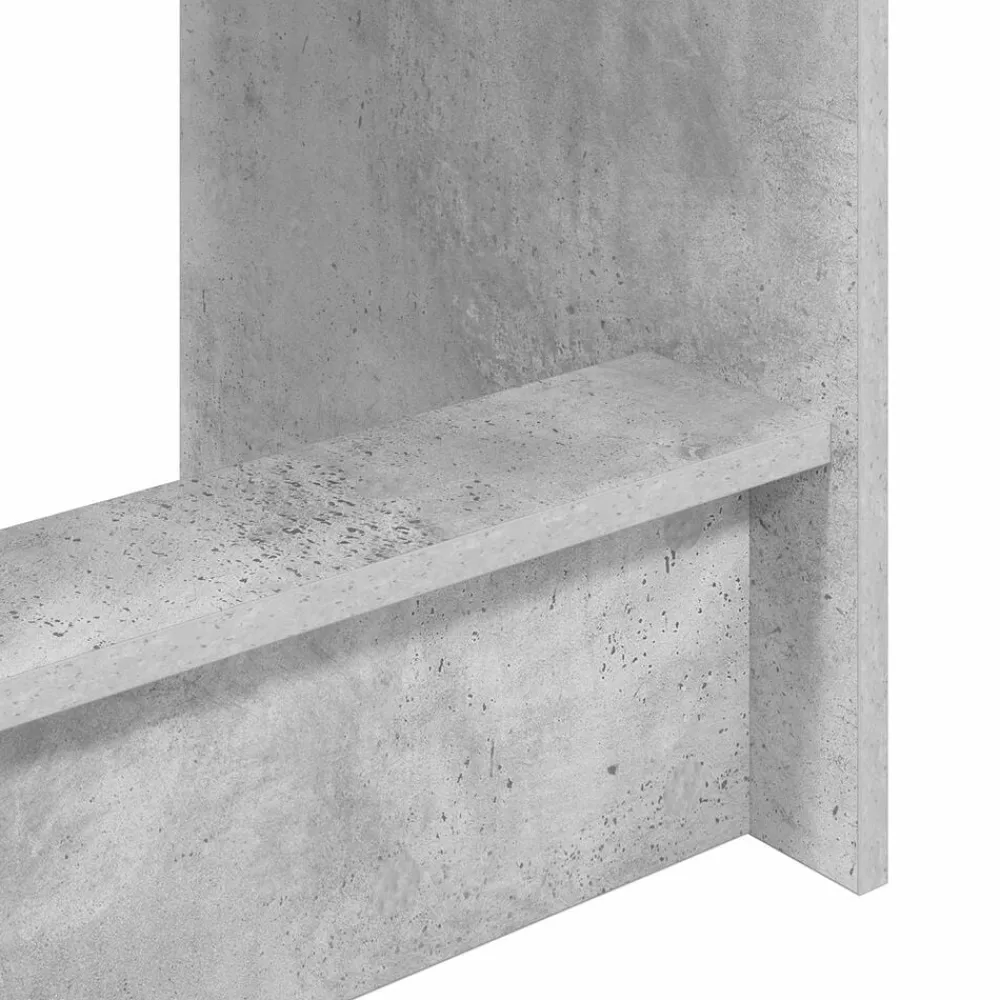 vidaXL Escritorio de Cama Gris Concreto 100 x 45 x 75 cm Gris hormigón Online