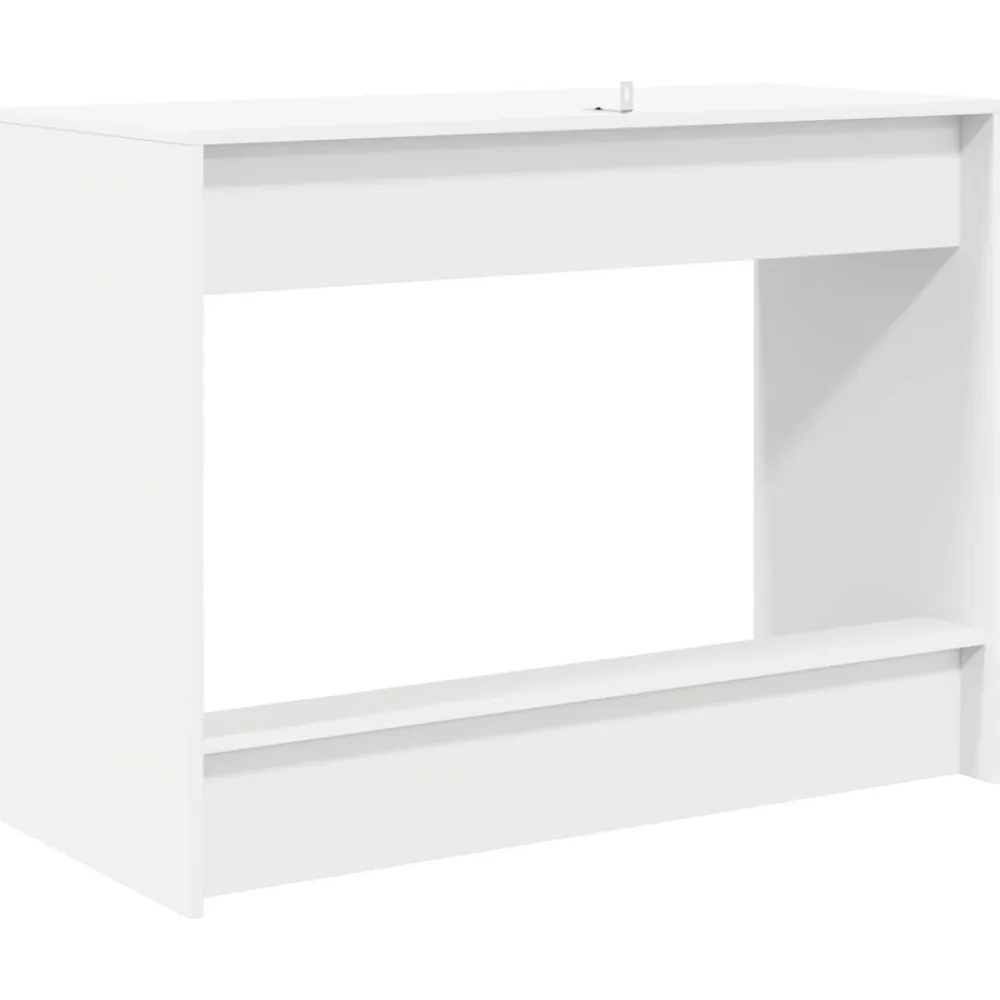 vidaXL Escritorio de Cama 100 x 45 x 75 cm Madera de ingeniería White Sale