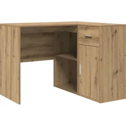 vidaXL Mobiliario De Oficina-Escritorio de Esquina Roble artesanal 102 x 88 x 75 cm