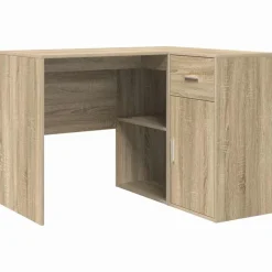 vidaXL Mobiliario De Oficina-Escritorio de Esquina con cajón 102 x 88 x 75 cm