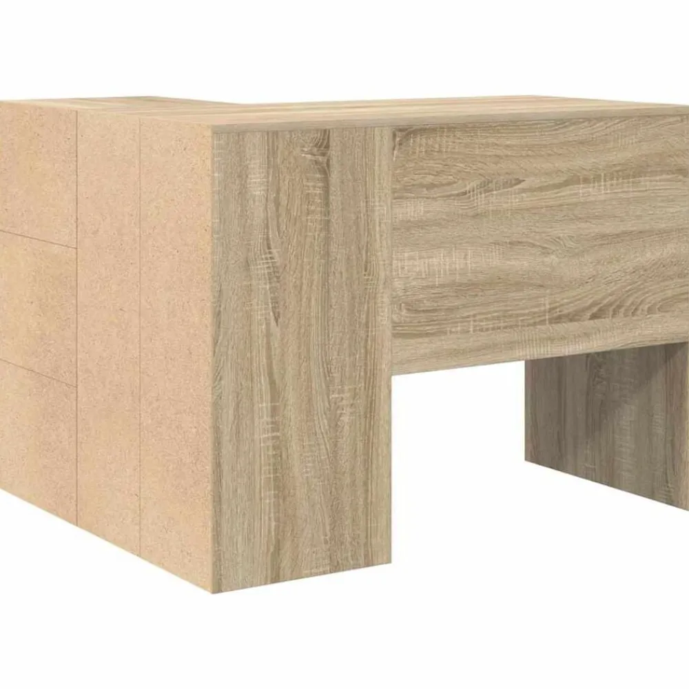 vidaXL Mobiliario De Oficina-Escritorio de Esquina con cajón 102 x 88 x 75 cm