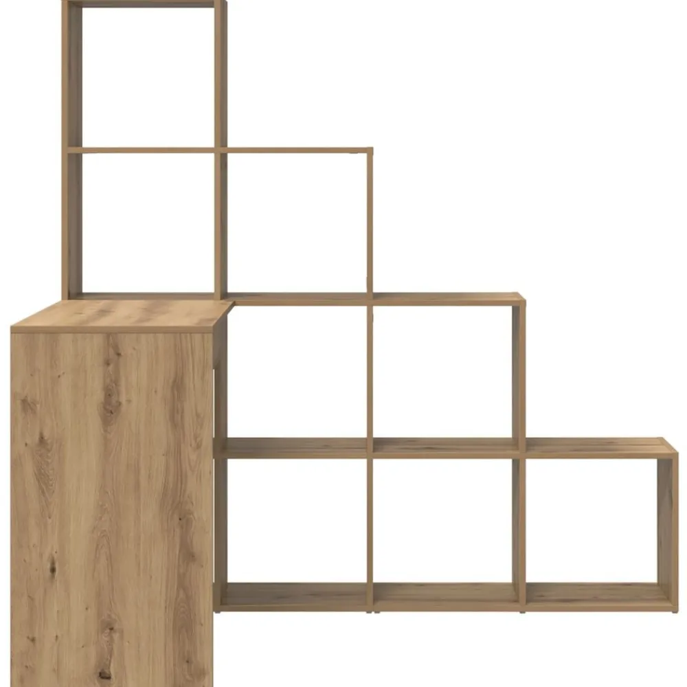 vidaXL Escritorio de Esquina Roble artesanal 101,5 x 149,5 x 149,5 cm Roble artisan Outlet