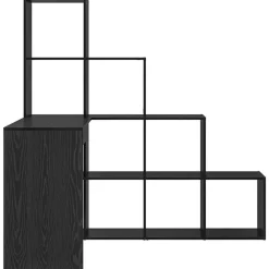vidaXL Escritorio de Esquina 101,5 x 149,5 x 149,5 cm Roble negro Clearance
