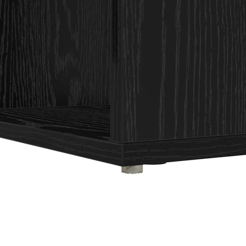 vidaXL Escritorio de Esquina 101,5 x 149,5 x 149,5 cm Roble negro Clearance