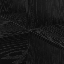 vidaXL Escritorio de Esquina 101,5 x 149,5 x 149,5 cm Roble negro Clearance