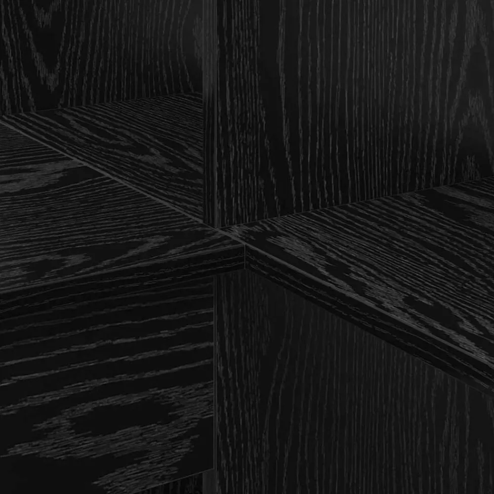 vidaXL Escritorio de Esquina 101,5 x 149,5 x 149,5 cm Roble negro Clearance
