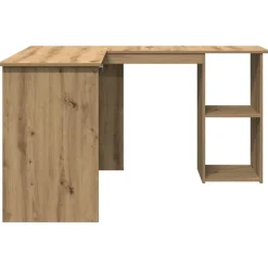 vidaXL Mobiliario De Oficina-Escritorio de esquina madera contrachapada 120x140x75 cm