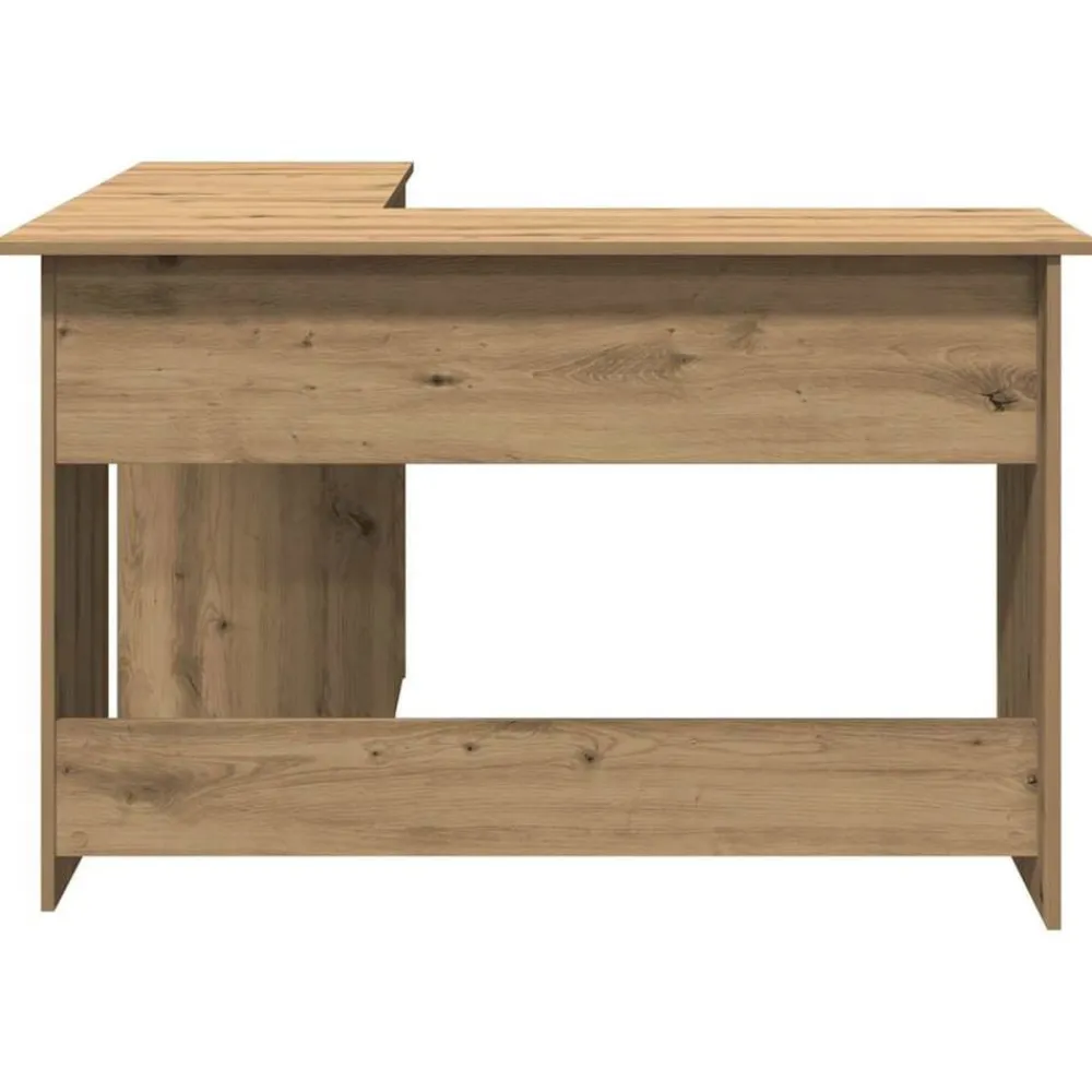 vidaXL Mobiliario De Oficina-Escritorio de esquina madera contrachapada 120x140x75 cm