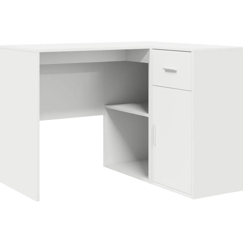 vidaXL Mobiliario De Oficina-Escritorio de Esquina con cajón 102 x 88 x 75 cm