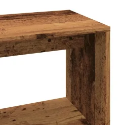 vidaXL Mobiliario De Oficina-Escritorio de esquina madera contrachapada madera envejecida