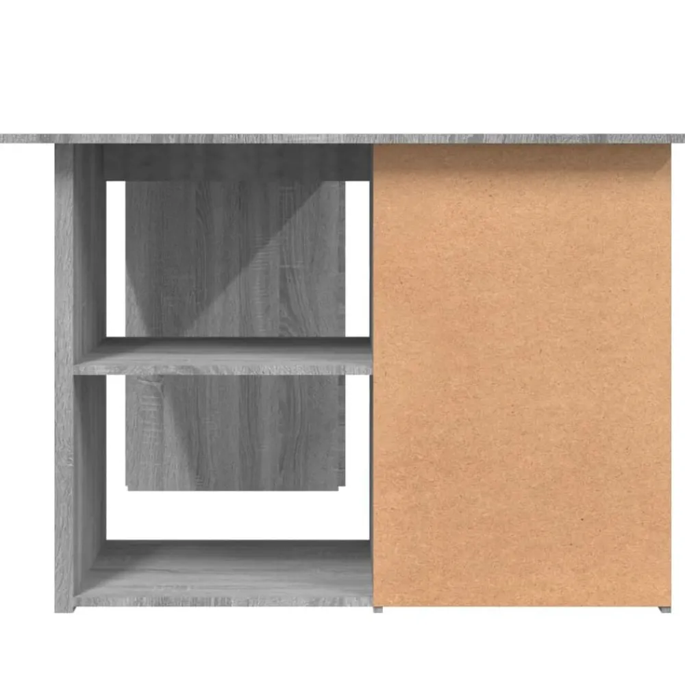 vidaXL Mobiliario De Oficina-Escritorio de esquina contrachapada 145x100x76 cm