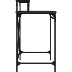 vidaXL Mobiliario De Oficina-Escritorio de hierro y madera contrachapada 80x50x90 cm