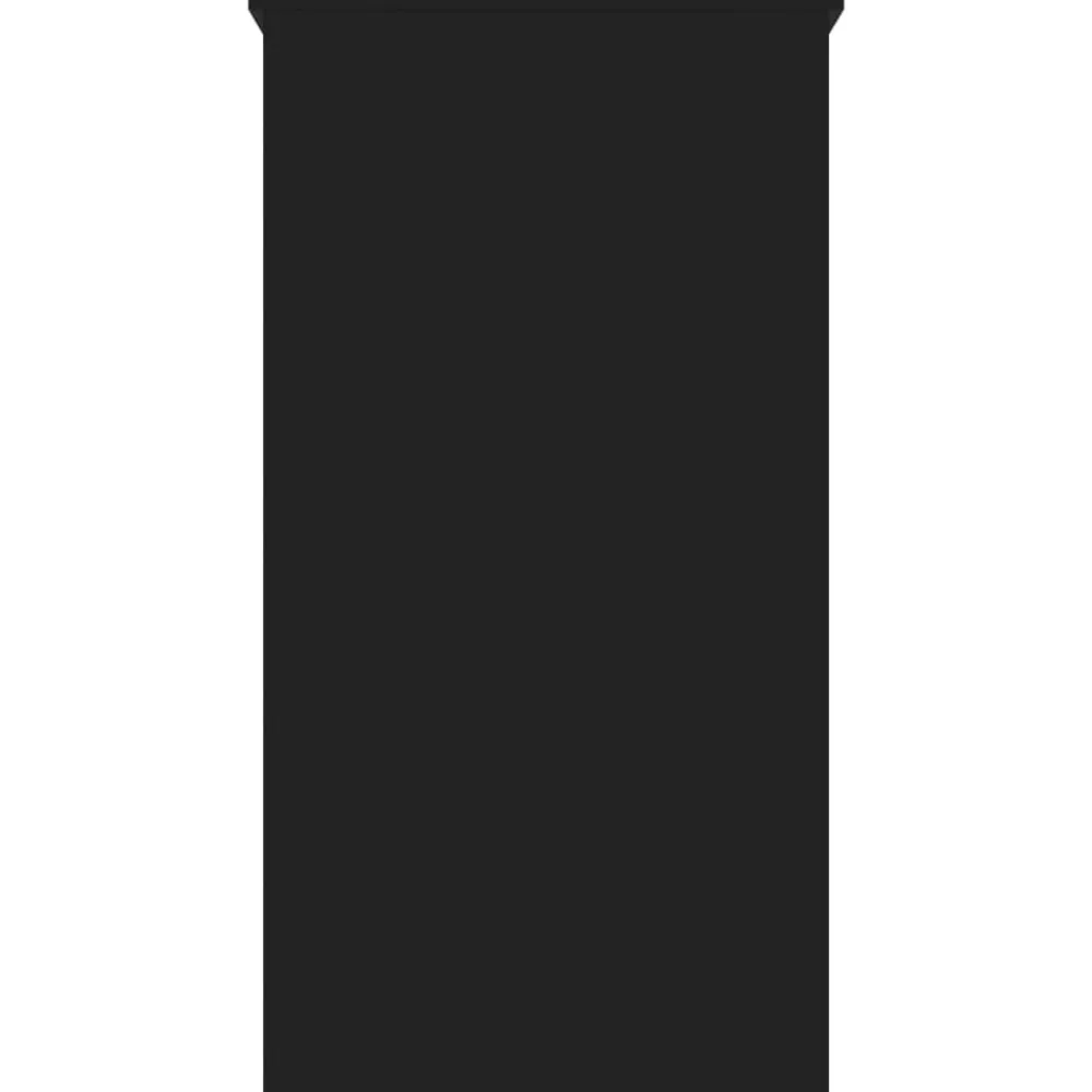 vidaXL Escritorio de madera contrachapada 80x40x75 cm Negro Outlet
