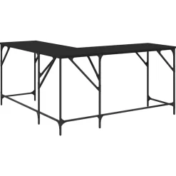 vidaXL Mobiliario De Oficina-Escritorio de madera de ingeniería 149x149x75 cm