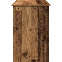 vidaXL Escritorio de madera de ingeniería madera vieja 102x50x75 cm Madera antigua Hot