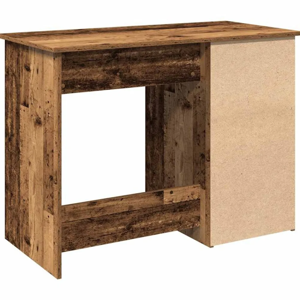 vidaXL Escritorio de madera de ingeniería madera vieja 102x50x75 cm Madera antigua Hot