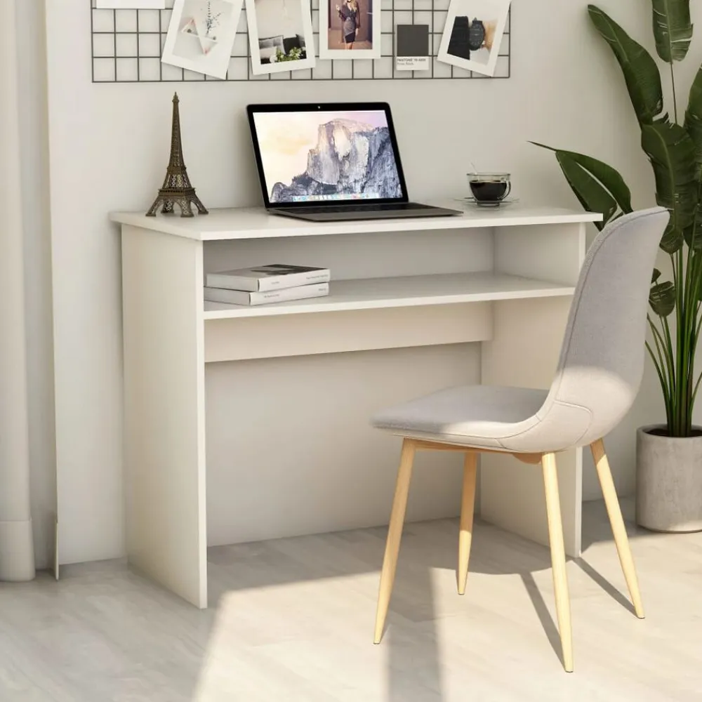 vidaXL Mobiliario De Oficina-Escritorio de madera contrachapada 90x50x74 cm