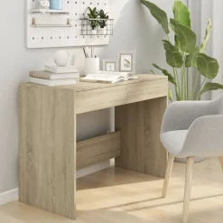 vidaXL Escritorio de madera contrachapada 101x50x76,5 cm Roble Sonoma Hot