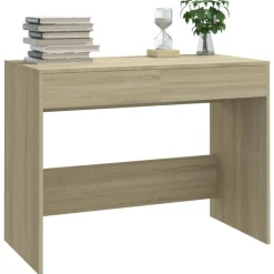 vidaXL Escritorio de madera contrachapada 101x50x76,5 cm Roble Sonoma Hot
