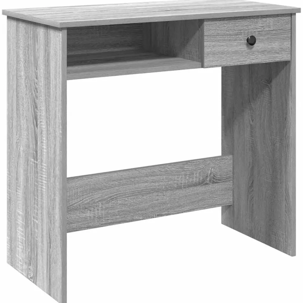 vidaXL Mobiliario De Oficina-Escritorio de madera contrachapada 80x40x75 cm