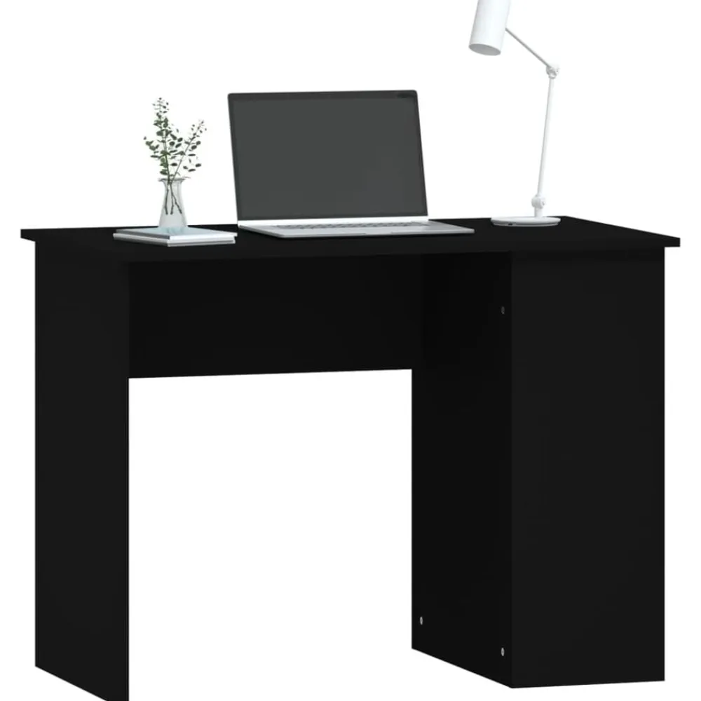 vidaXL Mobiliario De Oficina-Escritorio de madera contrachapada 100x55x75 cm