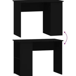 vidaXL Mobiliario De Oficina-Escritorio de madera contrachapada 100x55x75 cm