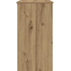 vidaXL Mobiliario De Oficina-Escritorio de madera de ingeniería roble artisian 80x40x75 cm