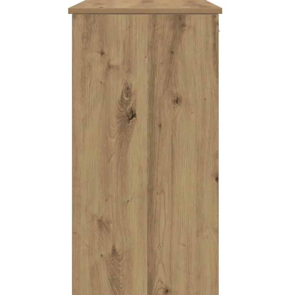 vidaXL Mobiliario De Oficina-Escritorio de madera de ingeniería roble artisian 80x40x75 cm