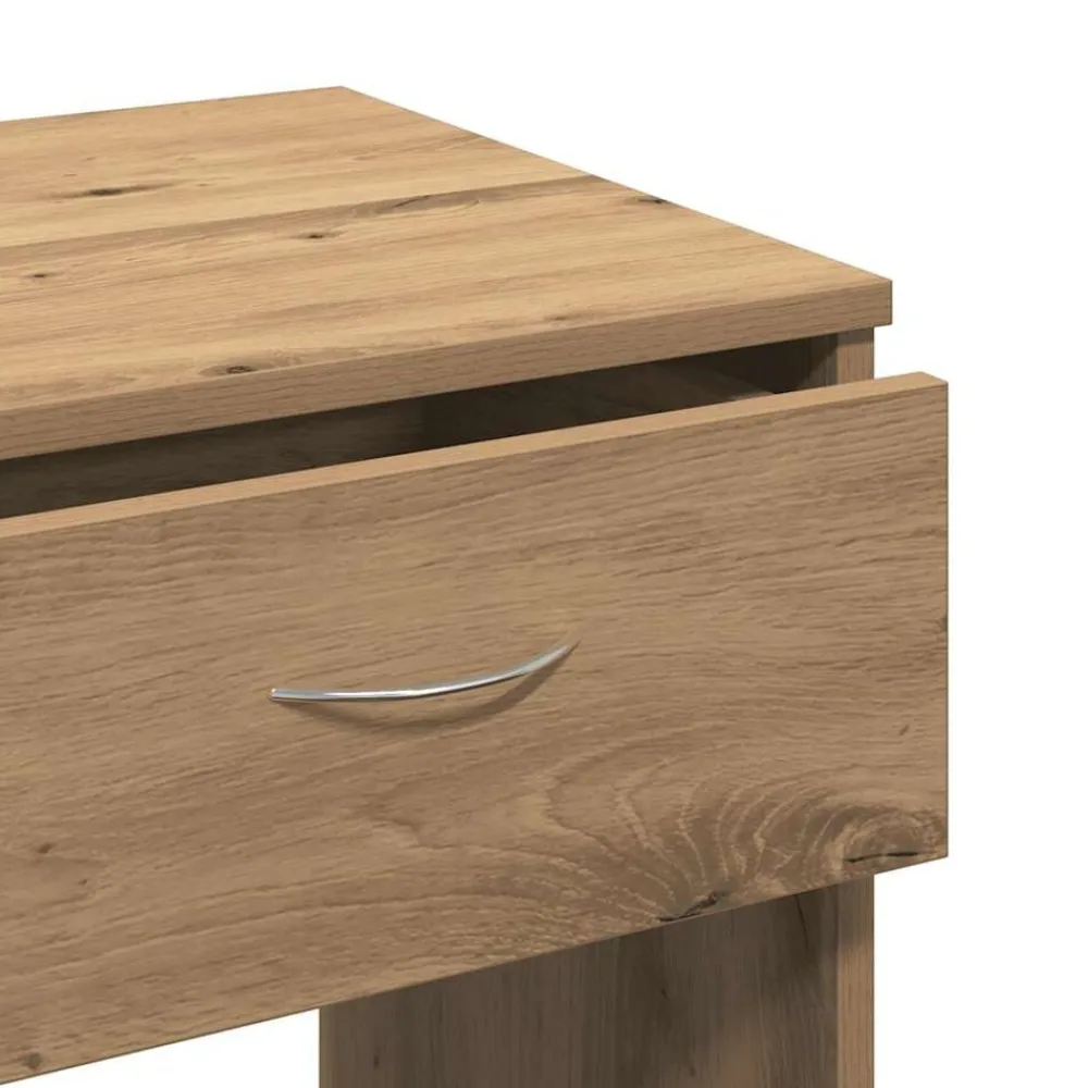 vidaXL Mobiliario De Oficina-Escritorio de madera de ingeniería roble artisian 80x40x75 cm