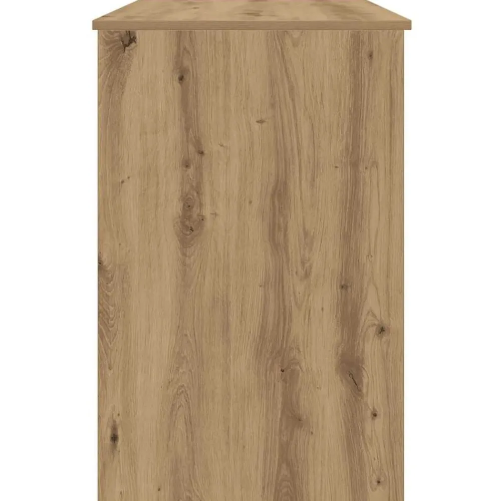 vidaXL Escritorio de madera de ingeniería 100x50x76 cm Roble artisan Outlet